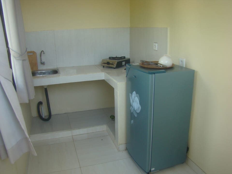 Double Room, Sea View | Private kitchenette | Fridge