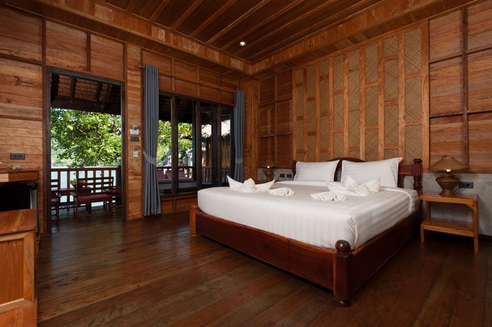 Family Room, Beachfront, 2 bedrooms (Free pick up and dop off at Mae Haad Pier) | Free WiFi, bed sheets