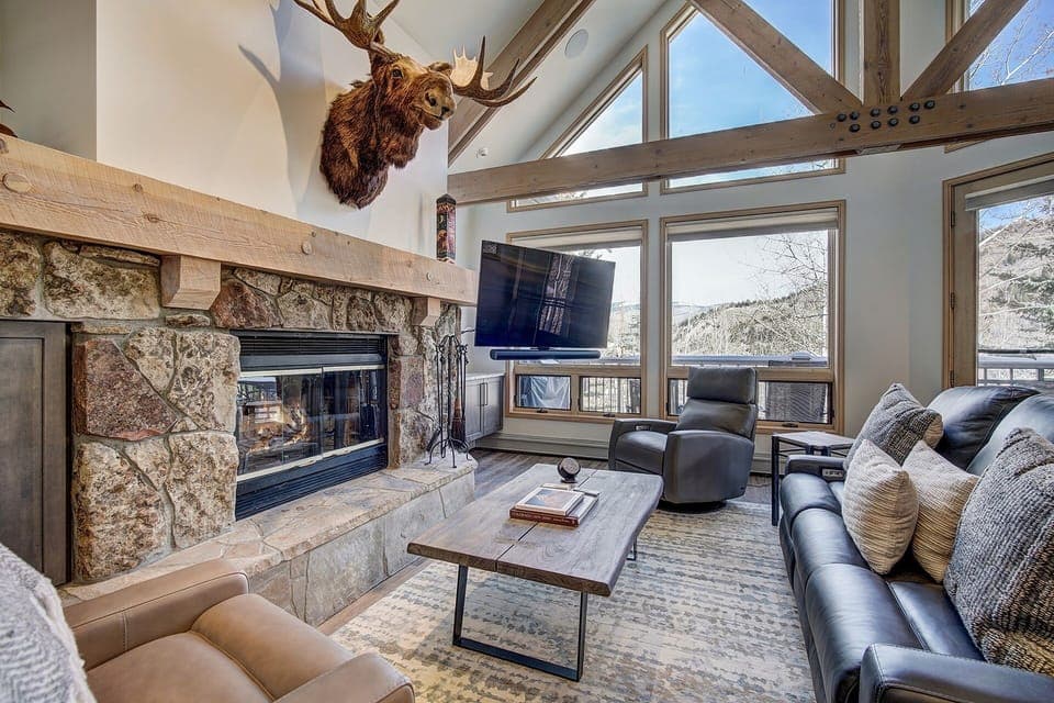 Townhome, 3 Bedrooms | Living area | TV, fireplace, DVD player