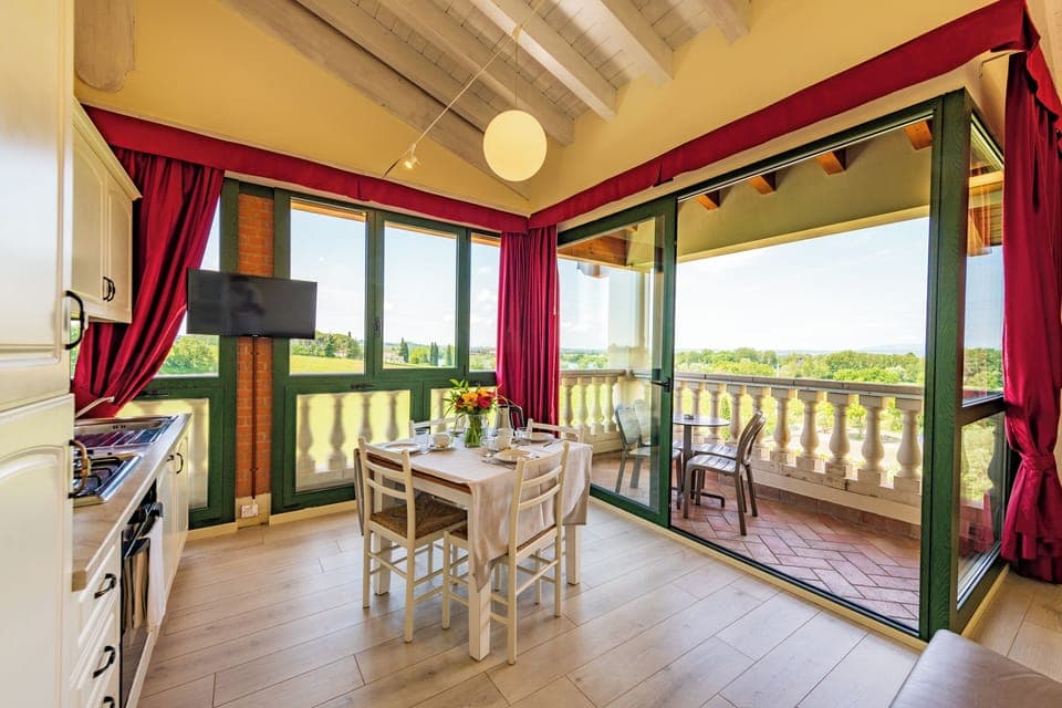 Suite, 2 Bedrooms, Balcony, Lake View | Living area | 32-inch flat-screen TV with satellite channels, TV, table tennis