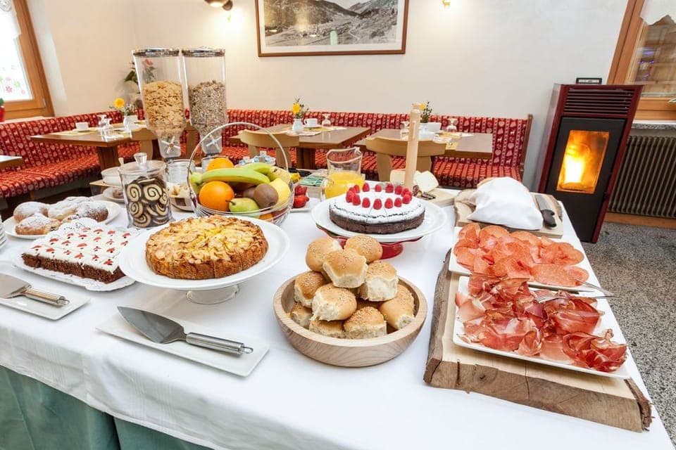 Daily self-serve breakfast for a fee