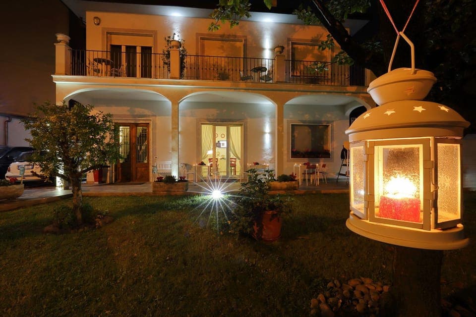 Front of property - evening/night