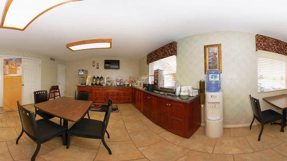 Free buffet breakfast