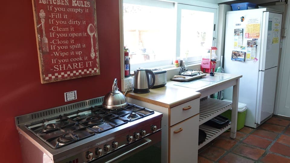 Mini-fridge, microwave, coffee/tea maker, electric kettle