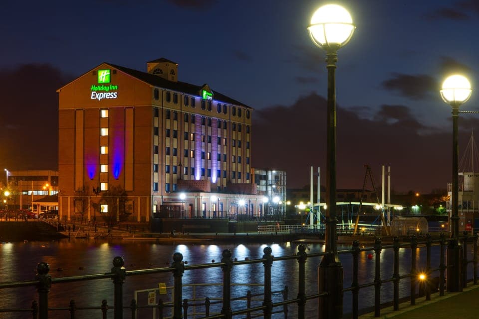 Front of property - evening/night