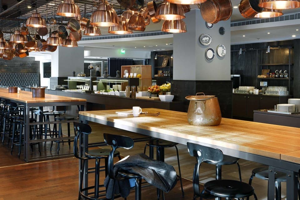 Daily buffet breakfast (EUR 21 per person)