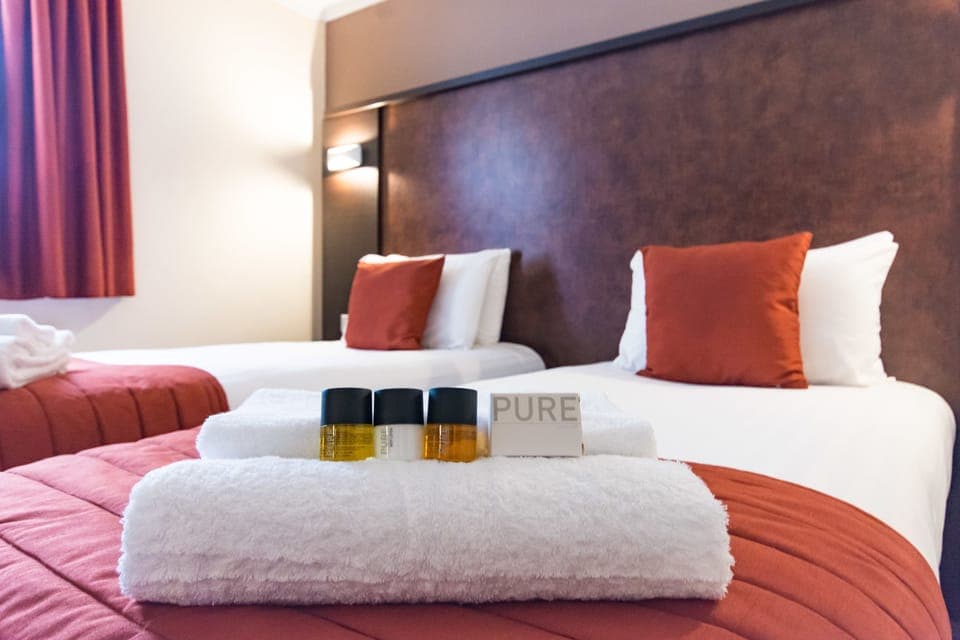 Desk, iron/ironing board, free WiFi, bed sheets