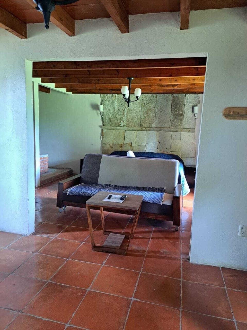 Traditional Cabin, Hot Tub | Living area | Fireplace