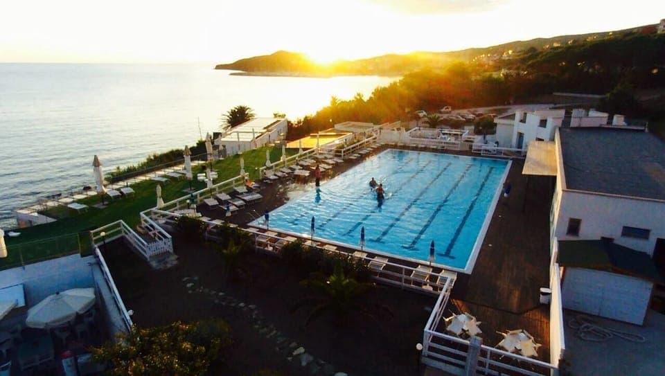 Seasonal outdoor pool