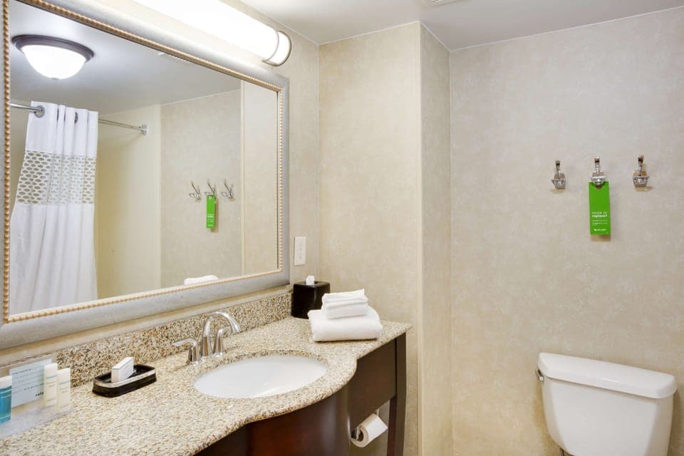 In-room safe, desk, laptop workspace, blackout drapes