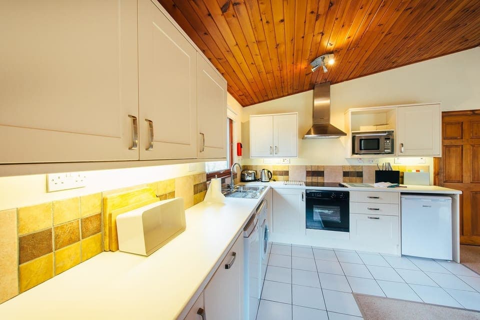 Chalet | Private kitchen | Fridge, microwave, oven, stovetop