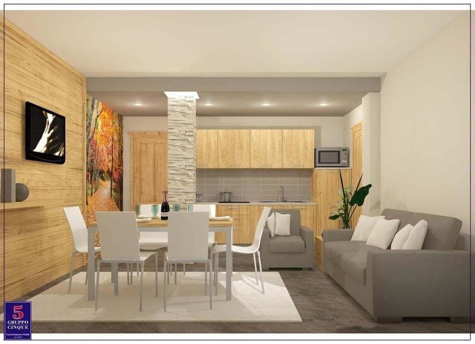 Apartment, 2 Bedrooms | Living area | Flat-screen TV