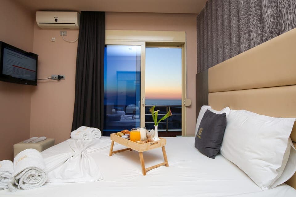 Superior Double Room | Frette Italian sheets, premium bedding, memory foam beds, desk