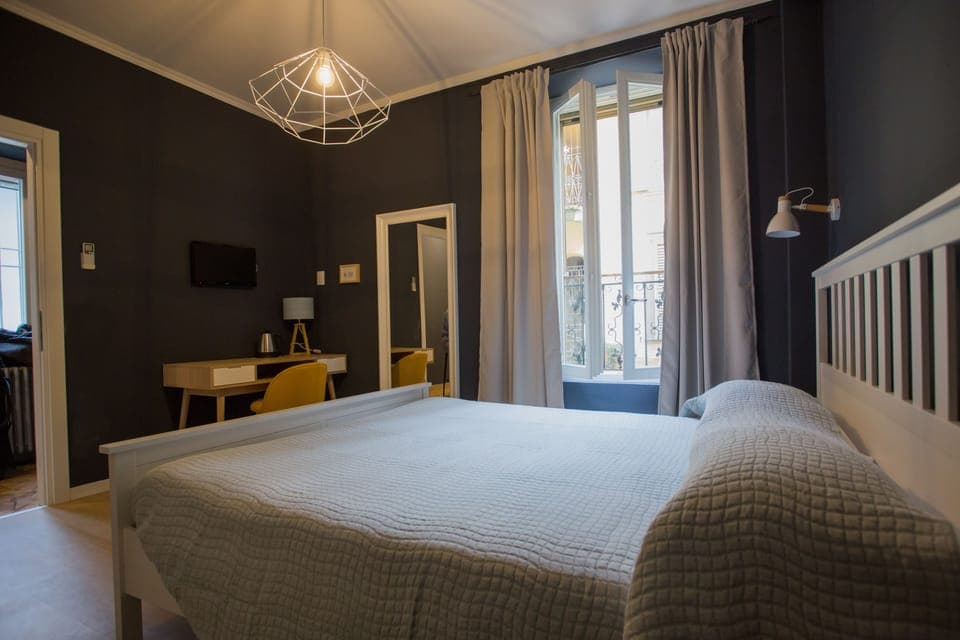 Double Room, Shared Bathroom | Desk, blackout drapes, iron/ironing board, free WiFi