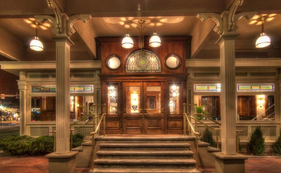 Interior entrance