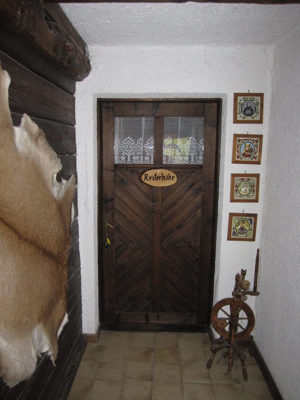 Interior entrance