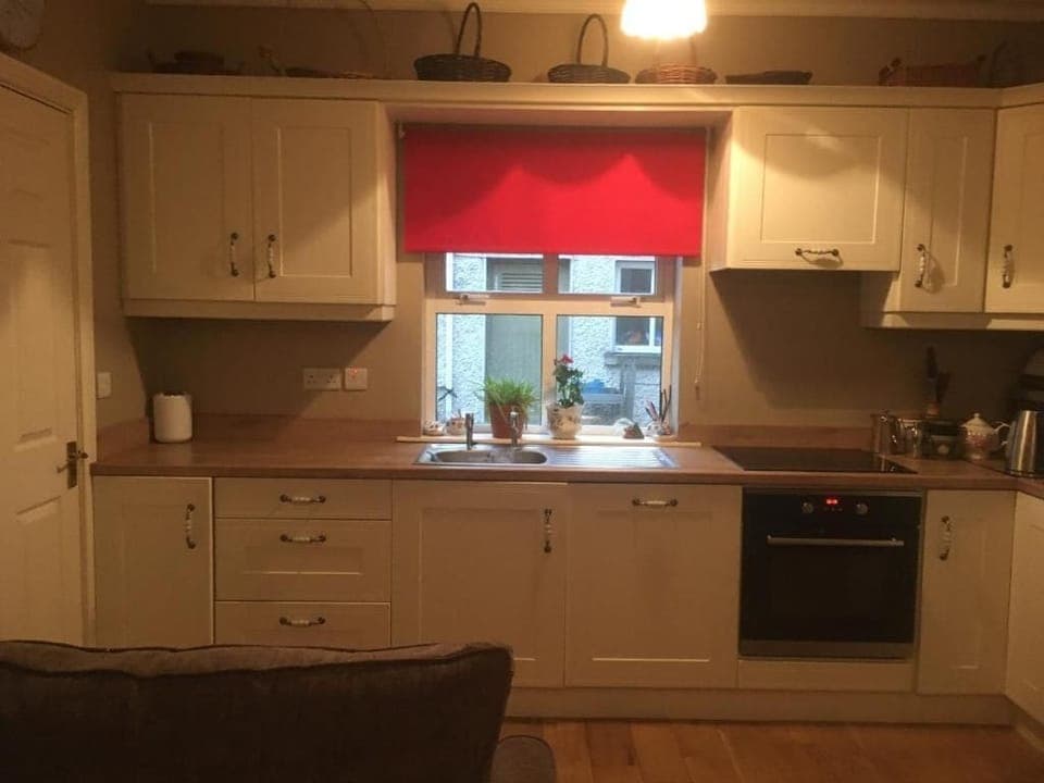 Superior Apartment | Private kitchen | Full-size fridge, microwave, oven, stovetop
