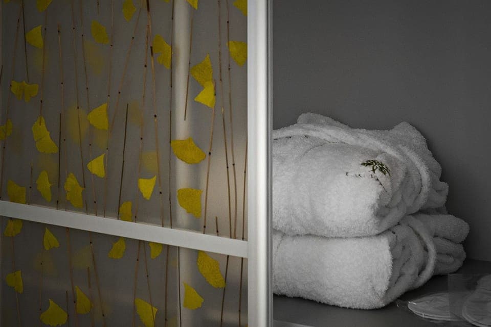 Shower, free toiletries, hair dryer, bathrobes