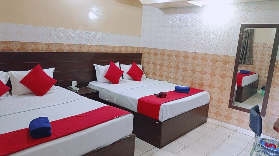 Premium Double Room with AC, 2 Twin Beds, City View | 1 bedroom, free WiFi