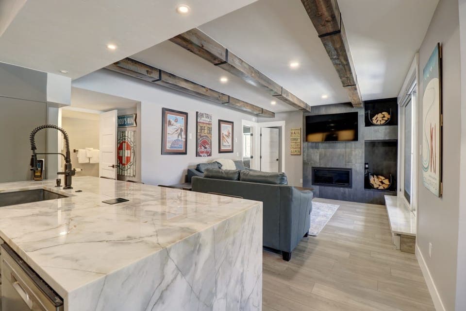 Condo, 2 Bedrooms | Private kitchen | Fridge, microwave, oven, dishwasher