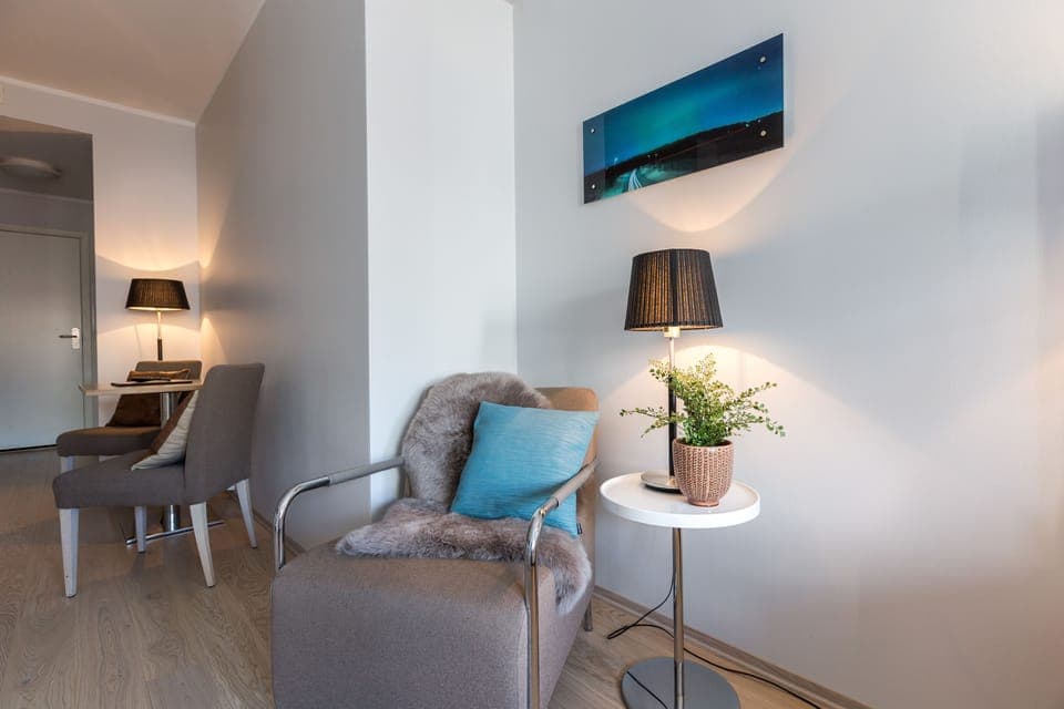 Apartment, 1 Bedroom, City View | In-room safe, soundproofing, iron/ironing board, cribs/infant beds