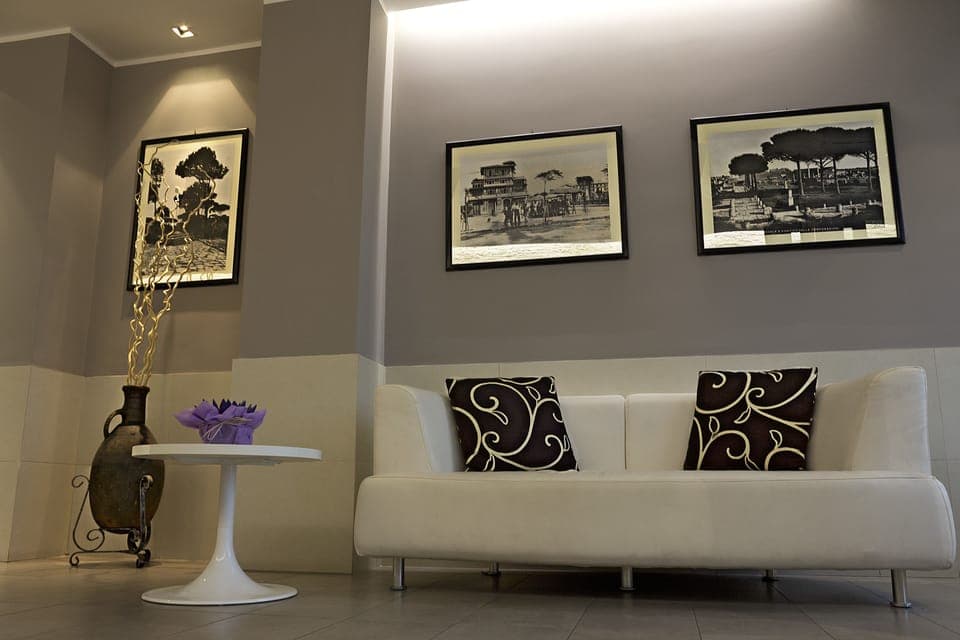 Lobby sitting area
