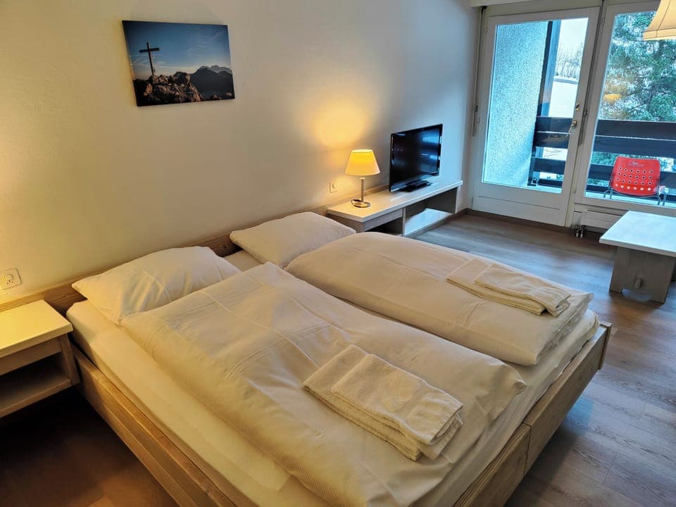 Double Room (Churfirsten) | Down comforters, in-room safe, desk, laptop workspace