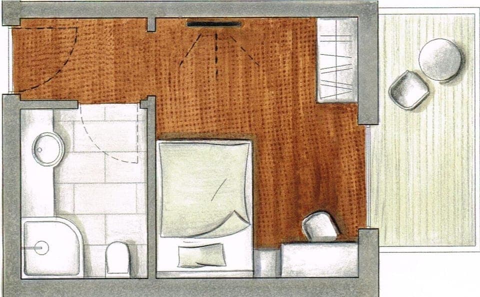 Single Room | Floor plan