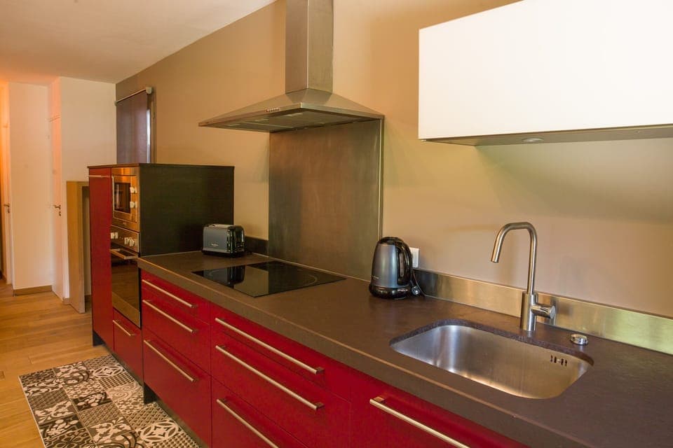 Family House, Terrace, Garden View | Private kitchen | Coffee/tea maker, electric kettle