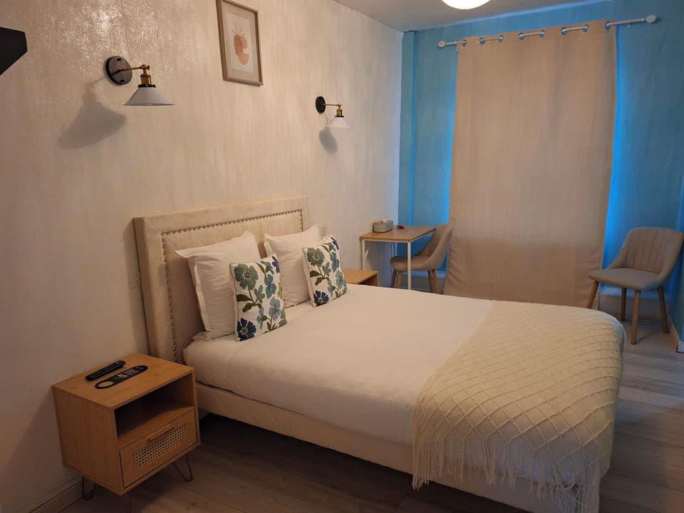 Iron/ironing board, free cribs/infant beds, free WiFi