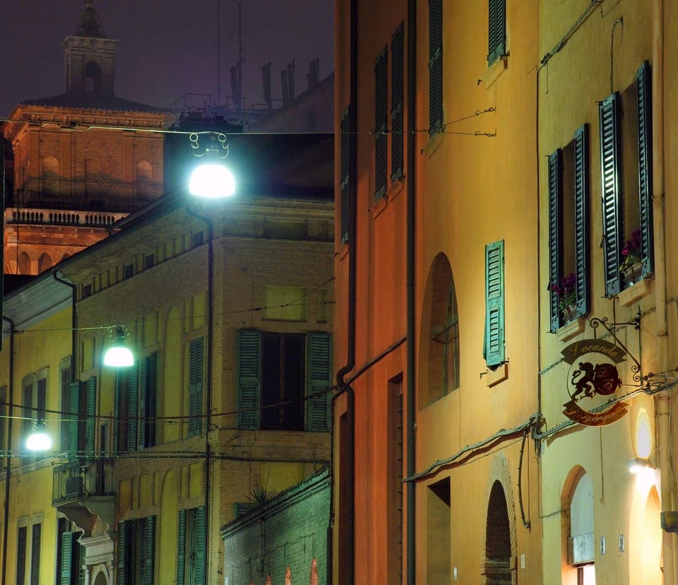 Front of property - evening/night