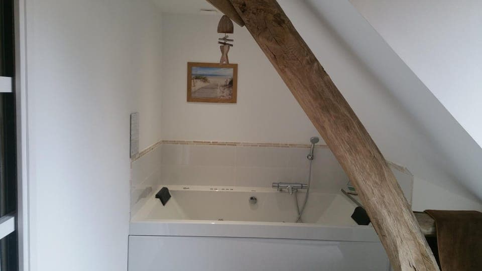 Double Room, Jetted Tub (Balneo) | Bathroom | Shower, towels