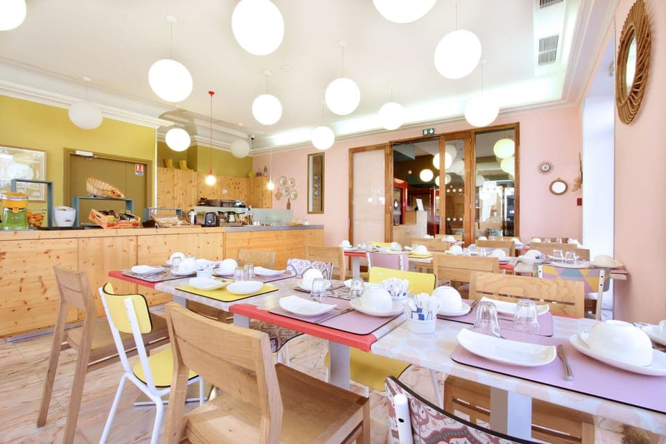 Daily buffet breakfast (EUR 12 per person)