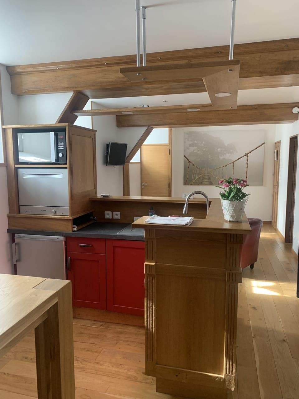 Deluxe Suite, Ensuite, Garden View (Suite Balnéo) | Shared kitchen