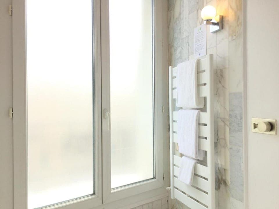 Free toiletries, hair dryer, towels, soap