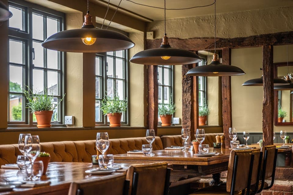 Breakfast, lunch, dinner served; British cuisine 