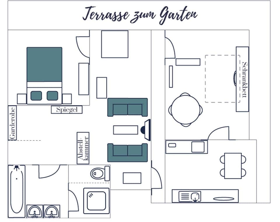 Deluxe Apartment | Floor plan