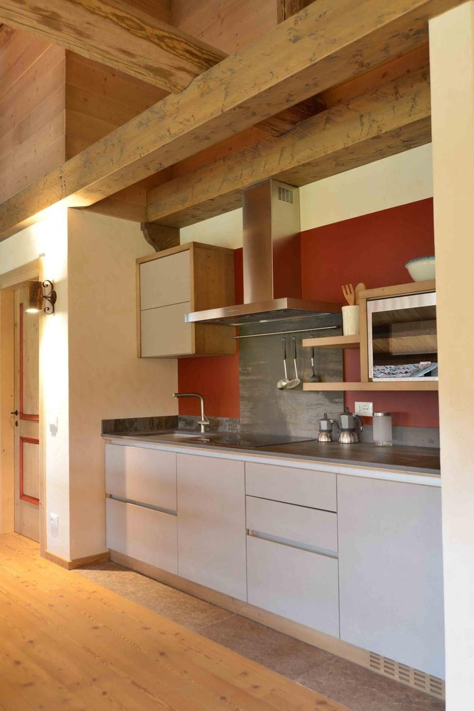 Shared fridge, microwave, electric kettle, highchair