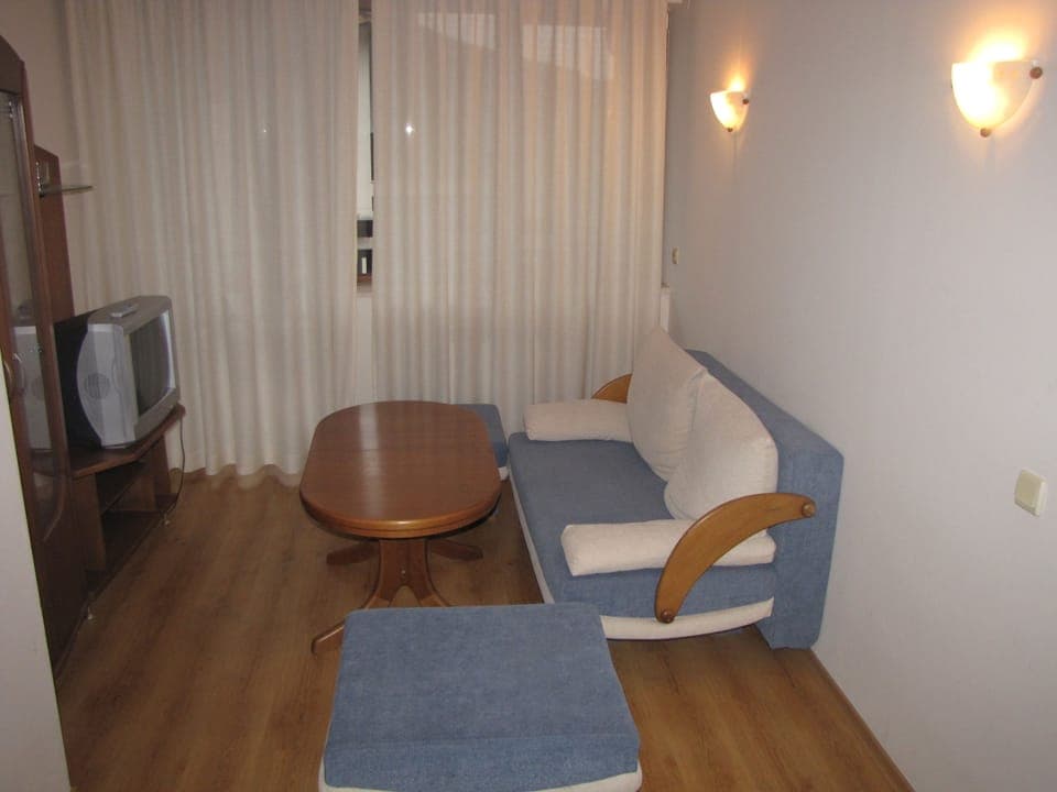 Luxury Apartment, 1 Bedroom, Balcony | Living area | TV