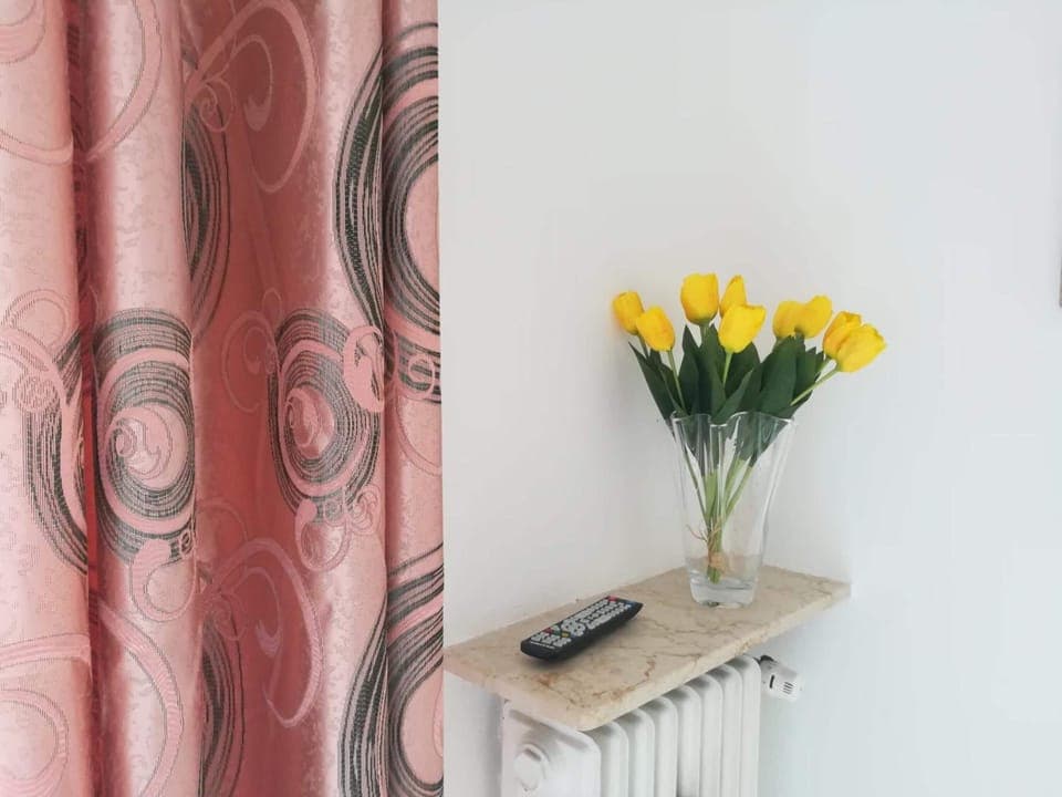 Premium bedding, desk, free WiFi, bed sheets