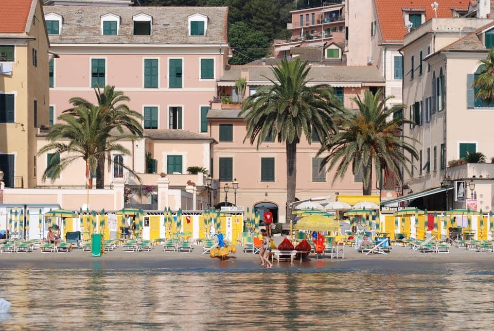Private beach, white sand, water skiing, windsurfing