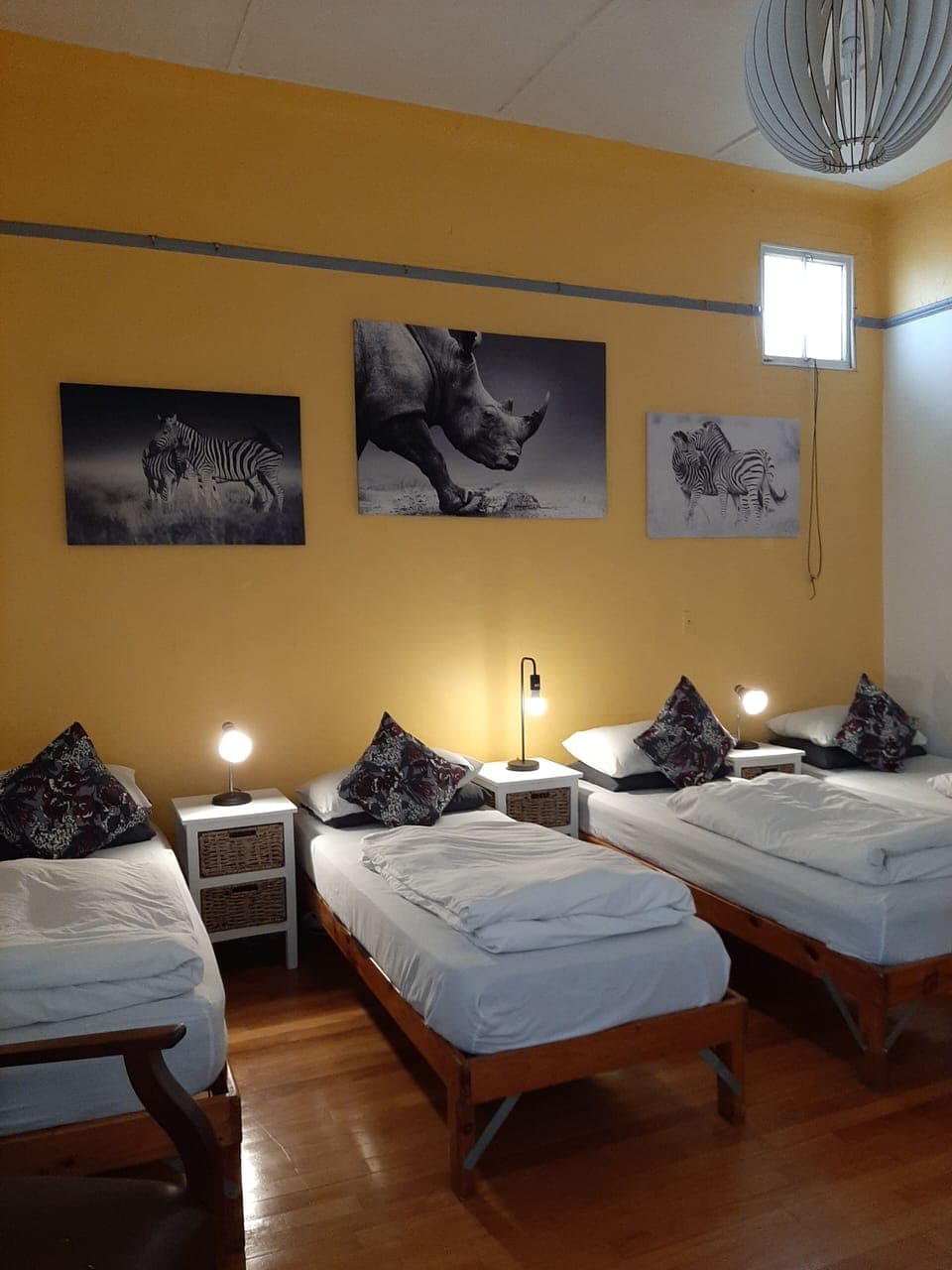 Room (5 single beds) | Iron/ironing board, bed sheets