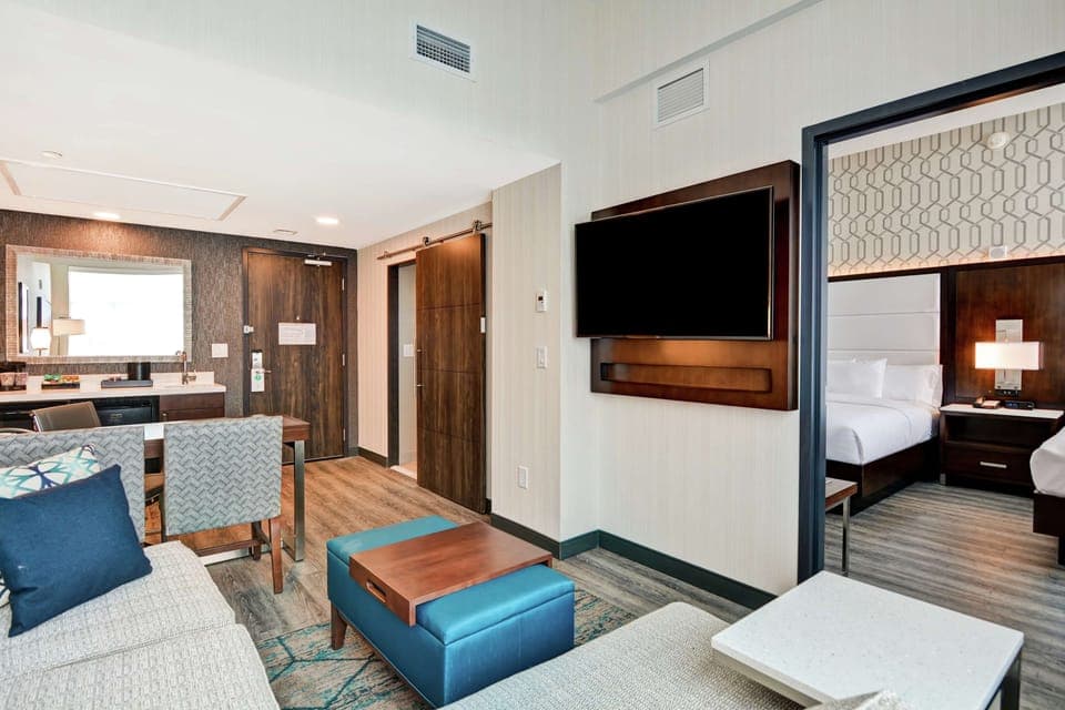 In-room safe, desk, blackout drapes, iron/ironing board