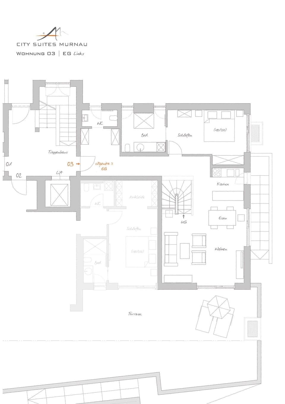 Comfort Suite, Garden View (3) | Floor plan
