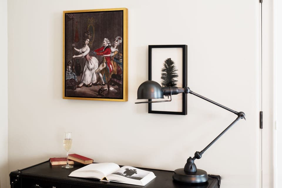 Premium Room, 1 King Bed, Fireplace | Frette Italian sheets, premium bedding, down comforters, in-room safe