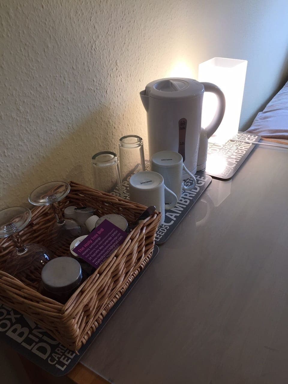 Desk, laptop workspace, iron/ironing board, free WiFi