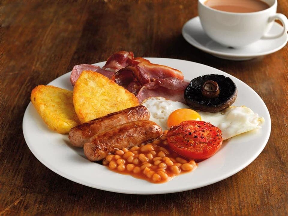 Daily full breakfast (GBP 8.75 per person)