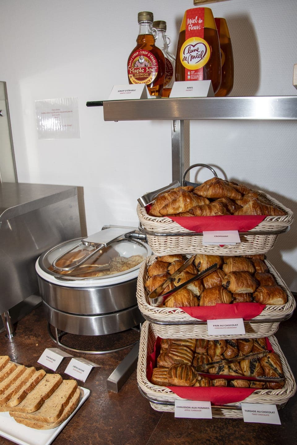 Daily buffet breakfast (EUR 12.50 per person)