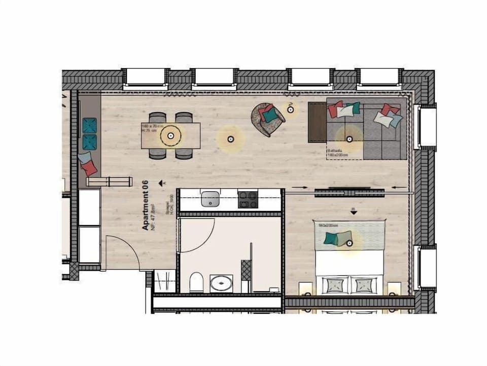 Junior Apartment | Floor plan