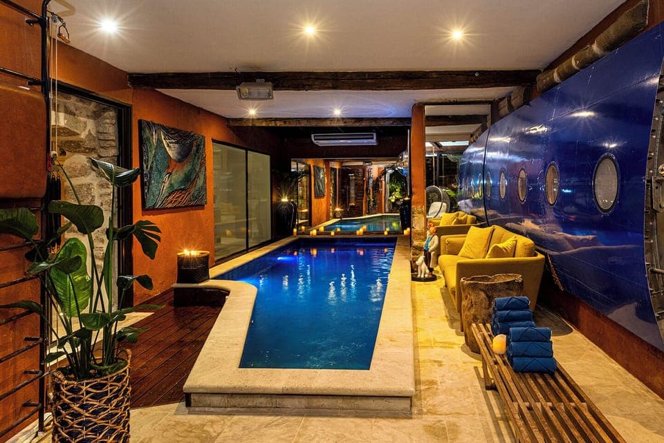 Hot tub, steam room, body treatments, deep-tissue massages